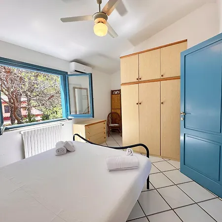 Blue Shutters By The Tatil Evi Pula