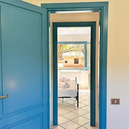 Blue Shutters By The